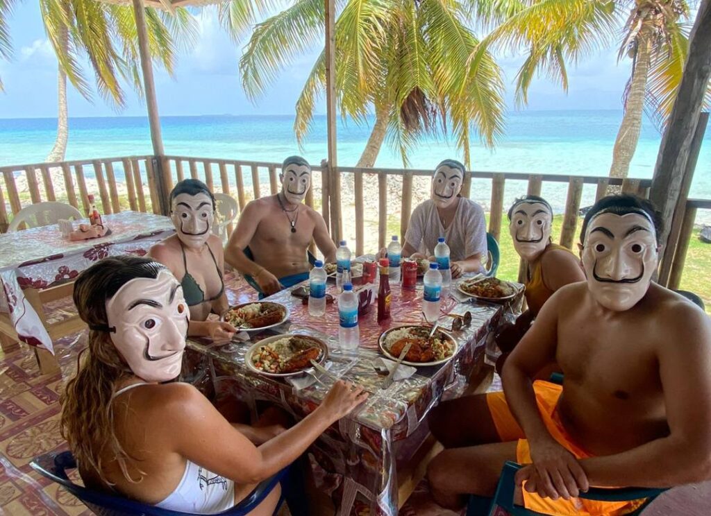 Pelicano-Island-in-San-Blas-Tours-the-place-of-Money-Heist